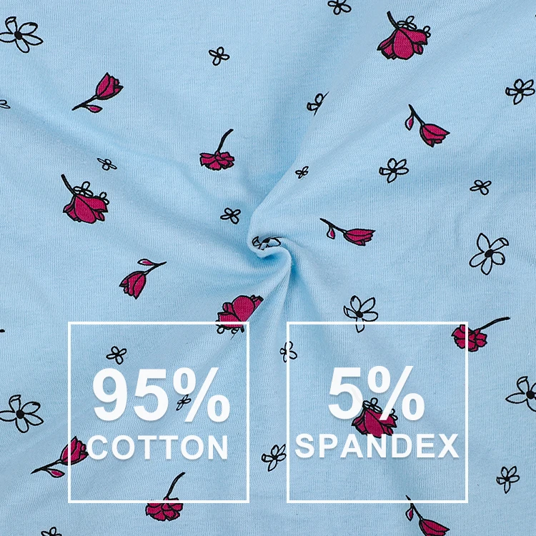 Ready to ship stock item cheap price plus size xxxl cotton mommy panties full briefs for women high rise floral print underwear