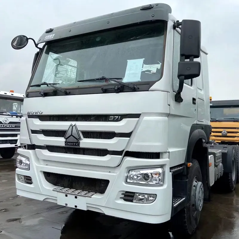Used Diesel Truck Head Sinotruk Howo 6x4 Prime Mover Tractors Truck Cheap Price Secondhand 40Ton Trailers Trucks For Africa
