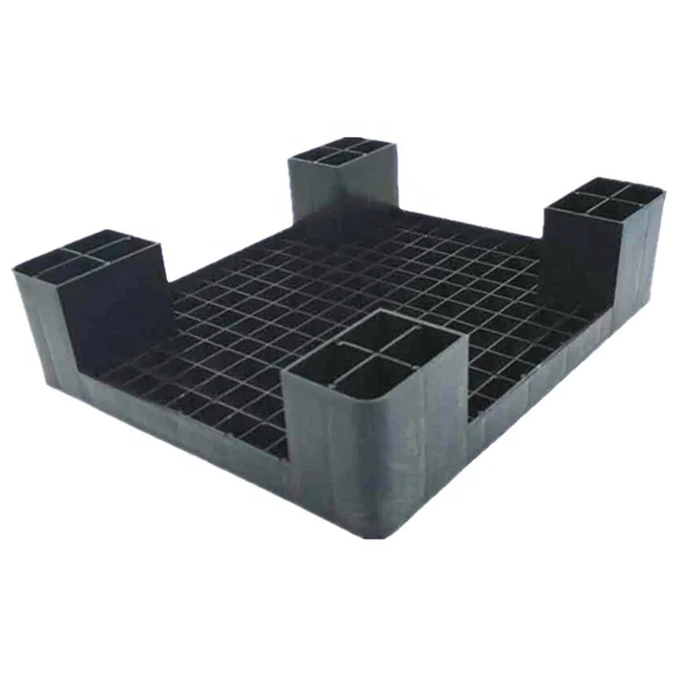 Manufacturer wholesale durable black single faced mesh mini plastic pallet