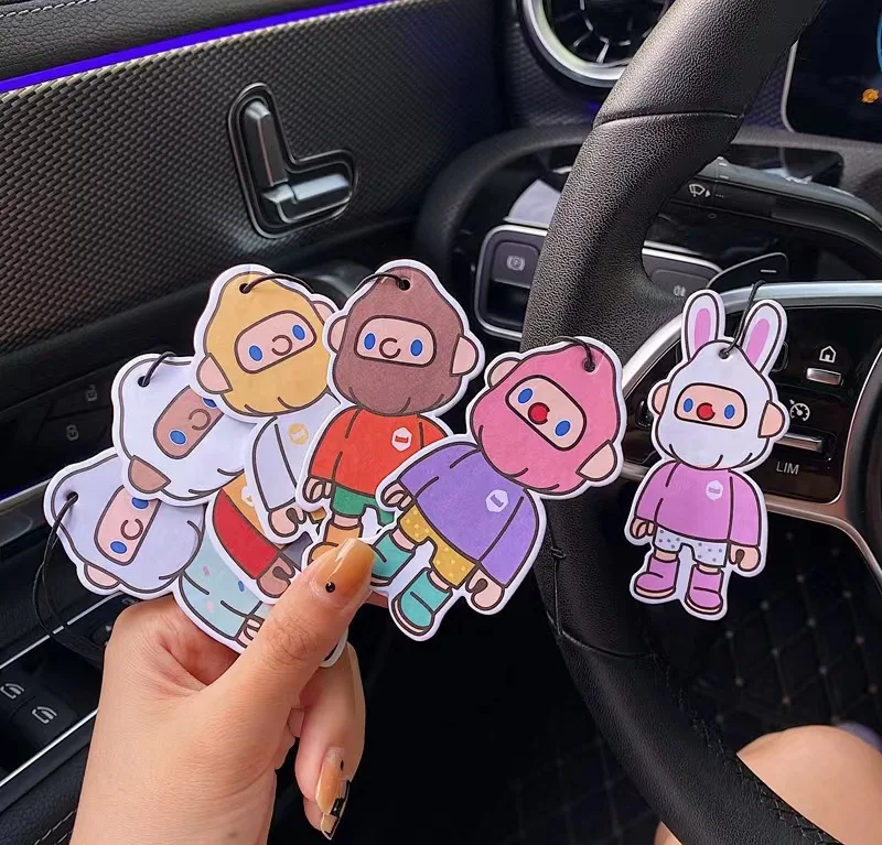 Wholesale Luxury customized logo all scent refresh paper car interior accessories car diffuser air freshener