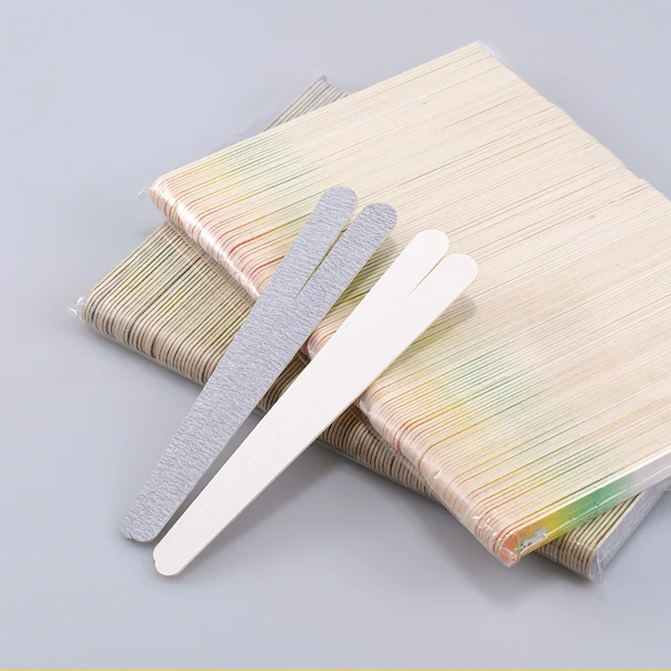 Wholesale custom private logo rectangular nail file 80 100 120 150 180 240 zebra print factory