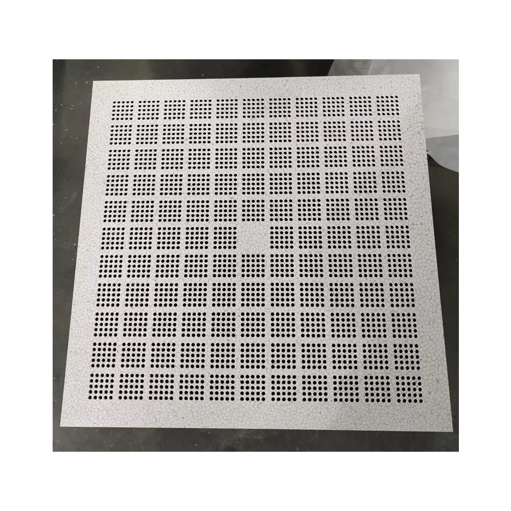 aluminum perforated raised floors perforated tiles price ventilation conductivity HPL vinyl PVC 24x24x1.25'communication