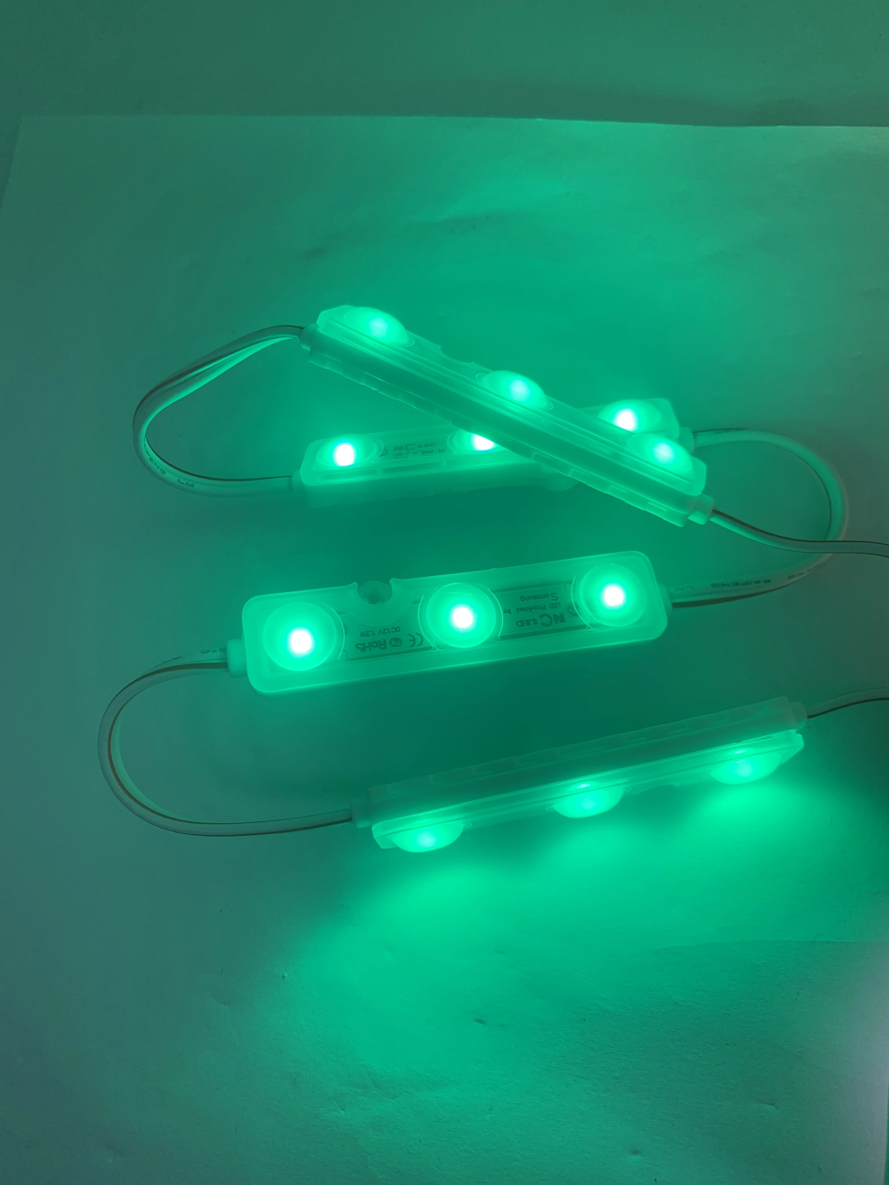 Ultrasonic Injection molding smd 5730 IP68 signage korea backlight lens led signage module 1.2w  LED Advertising Lights