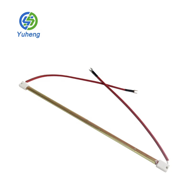 220v electric halogen quartz heating tube 50cm 240v 500w quartz heater tube
