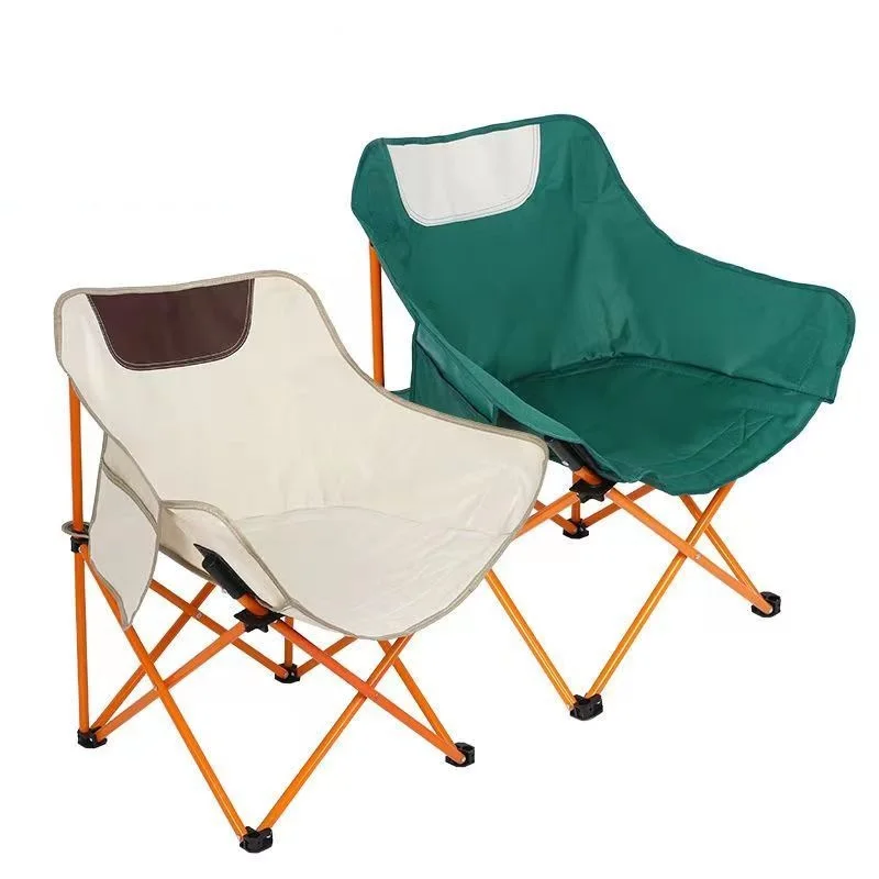 New Leisure Arc Moon Chair Portable Camping and Picnic Equipment Household Heavy Backrest Beach Camping Chair