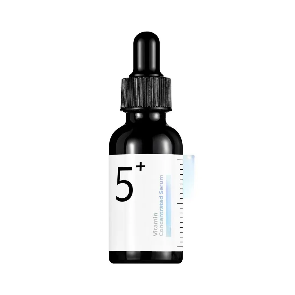 Hot sale in South Korea No.5 facial vitamin C serum 30ml small black bottle facial skin care serum