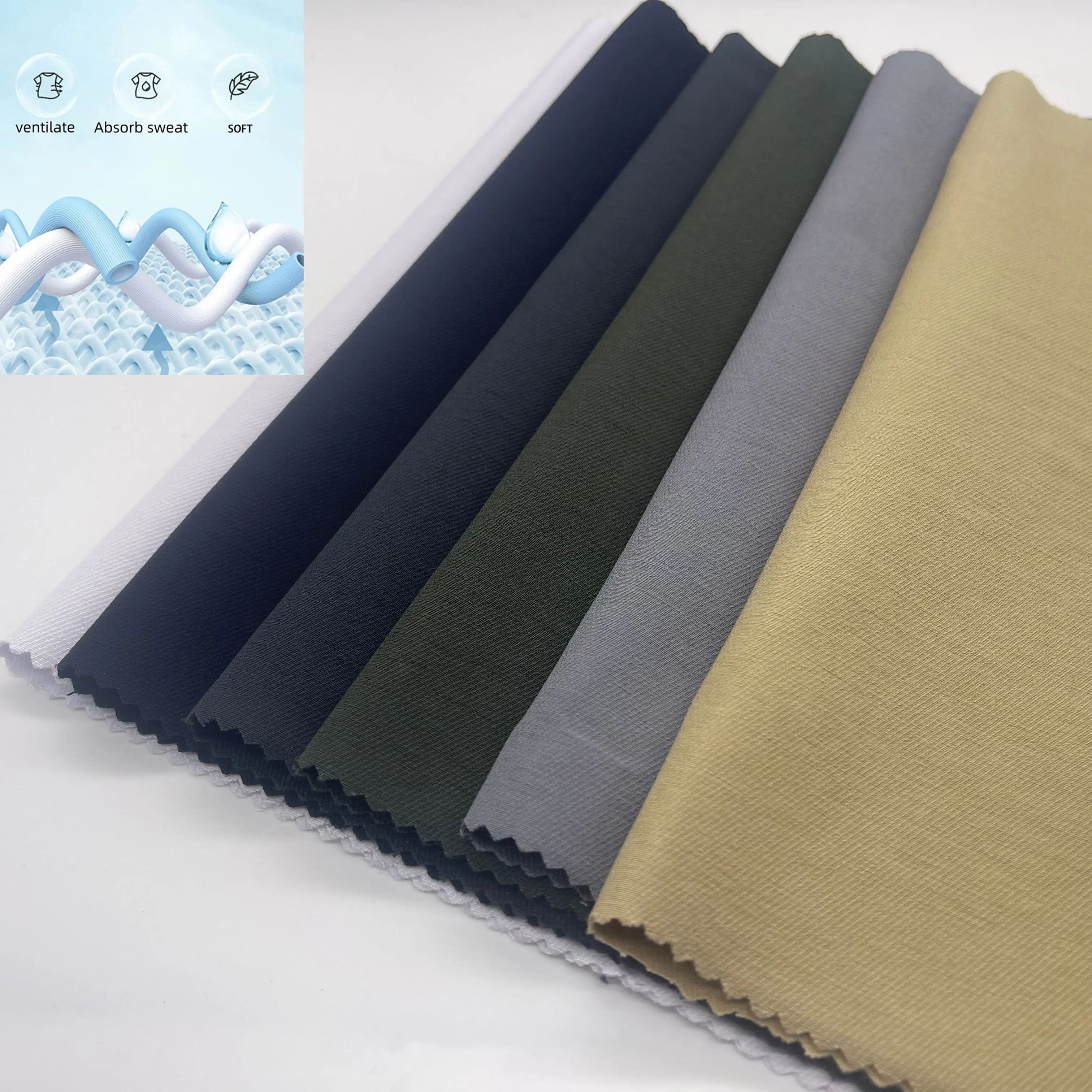 Durable TR Suiting and 93% Nylon 7% Spandex Knit Fabric: Perfect for Sport and Embroidered Printed Trousers