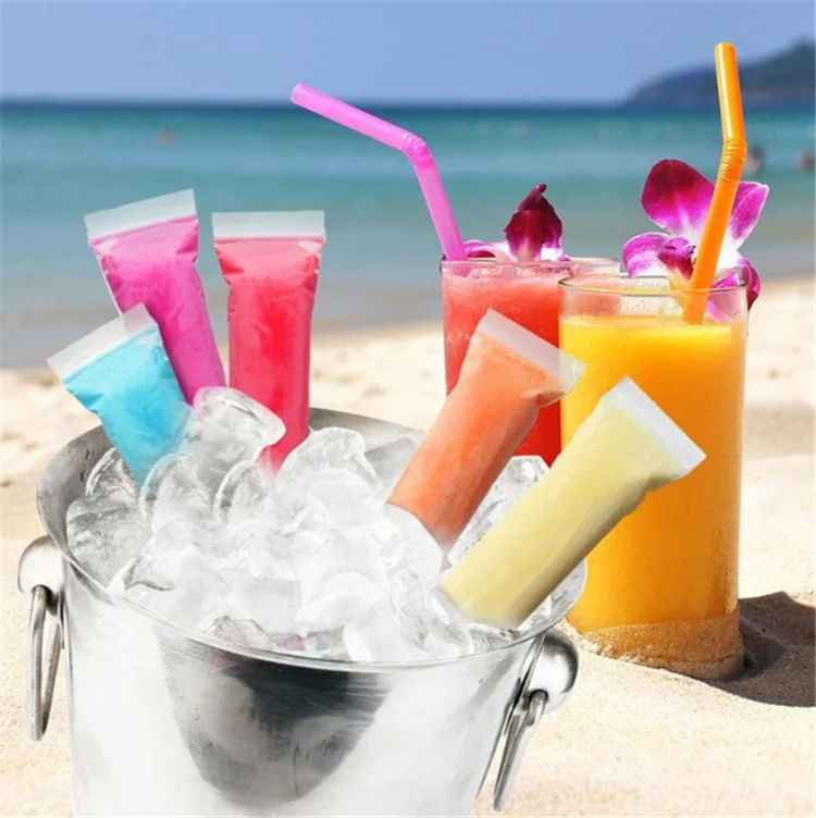 DIY tool disposable popsicle plastic bag ice cream mold packaging plastic bags