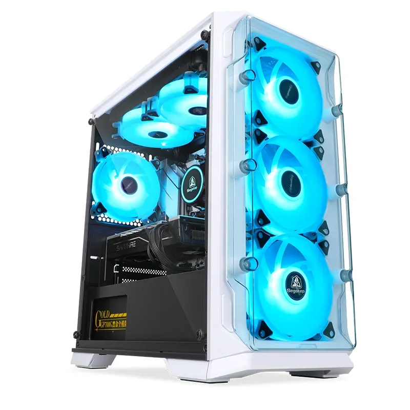 Корпус для игрового компьютера ATX, корпус для игрового компьютера со стеклянной боковой дверцей
