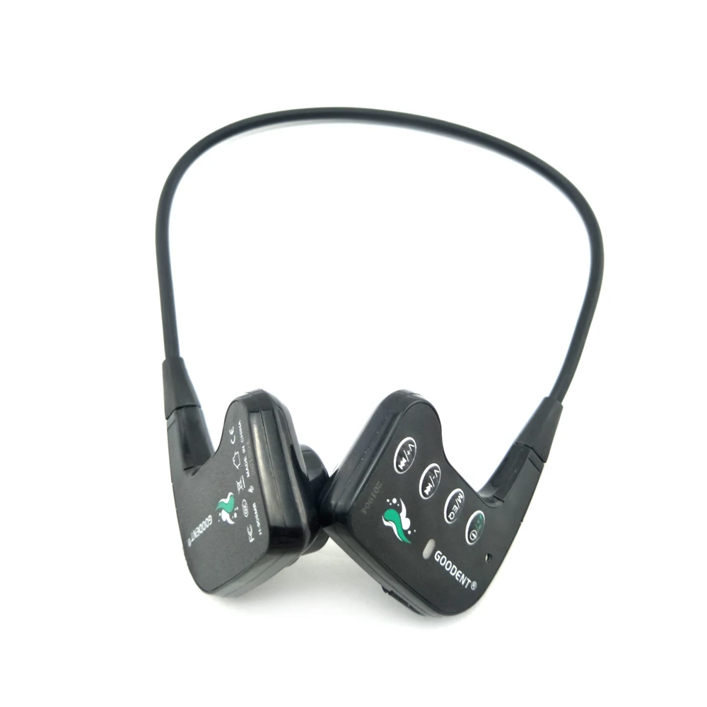 
H-905MB HD Call Headphones Waterproof IPX8 Earphones Portable Bone Conduction Headsets MP3 Music Player 