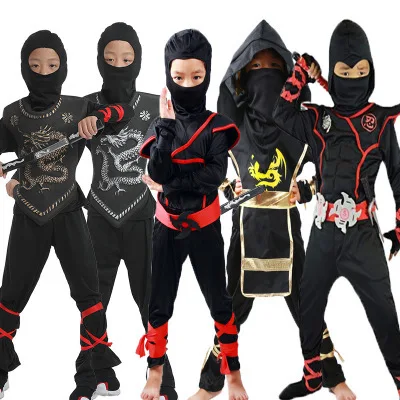 
Customize Ninja Deluxe Costume Set with Ninja Foam Accessories Toys for Kids Kung Fu Outfit Halloween Ideas 