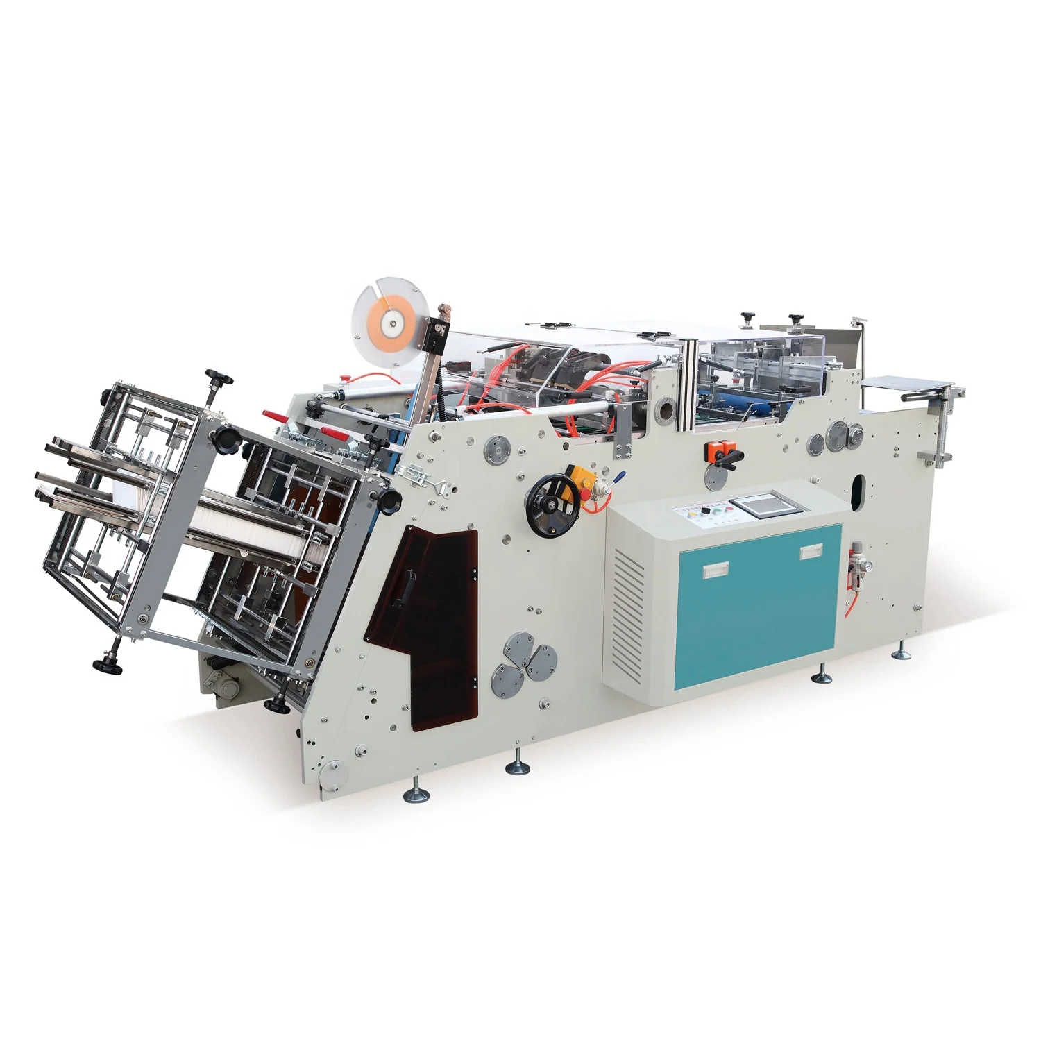 High speed disposable take away packaging paper lunch hamburger box fast food container making machine