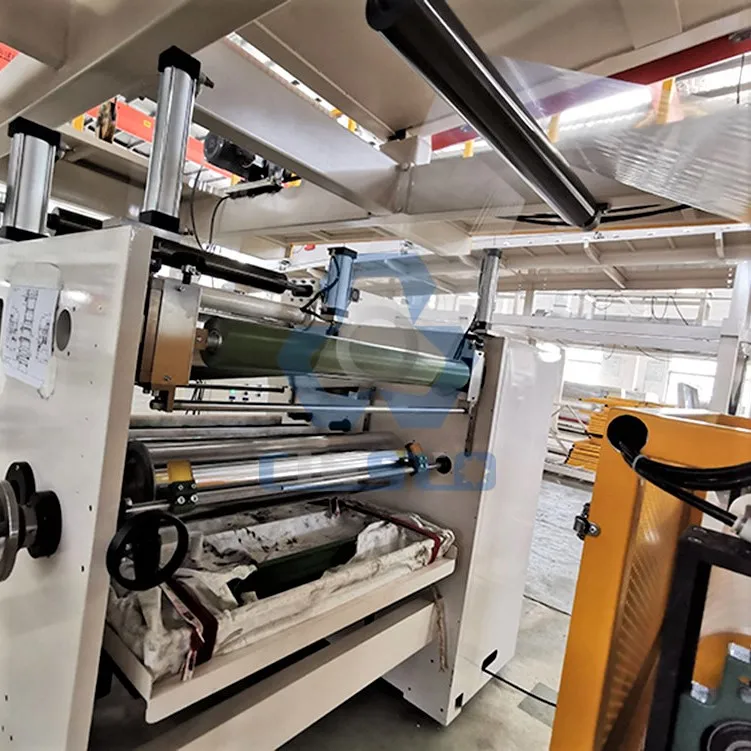 High speed BOPP gum tape jumbo roll making machine