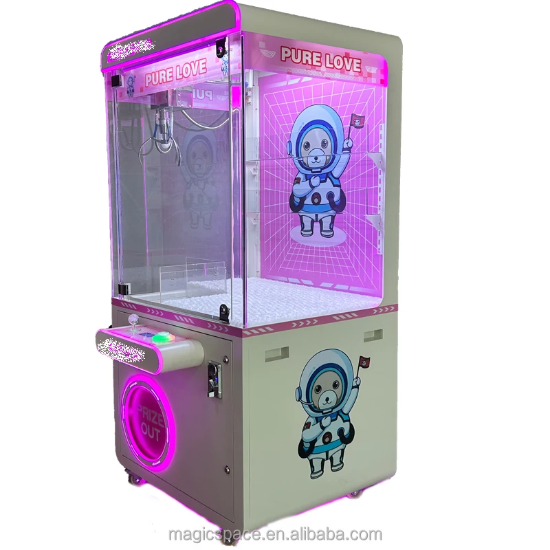Colourful Cheap Cute  Kids And Adults Treasure Hunt Toy Claw Crane Game Machines Or Automatic Doll Game Machines For Sale
