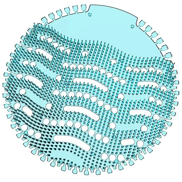 High Quality Disposable Wave Anti-Splash Urinal Screen with Extra Strong Fragrant Air Fresheners with Date Code