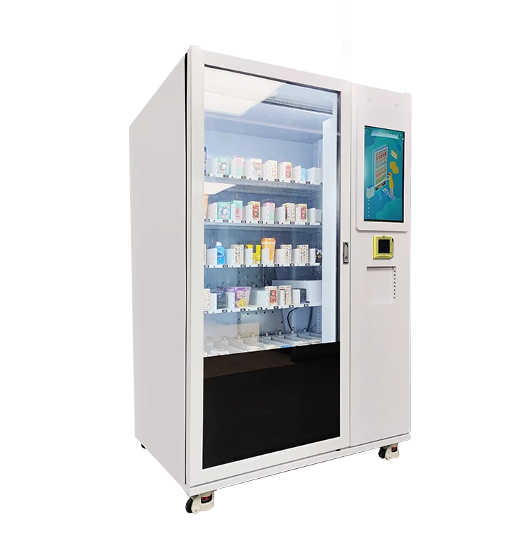 Direct push slot Smart vending machine Cupcakes Snacks Drinks selling automatic vending machine