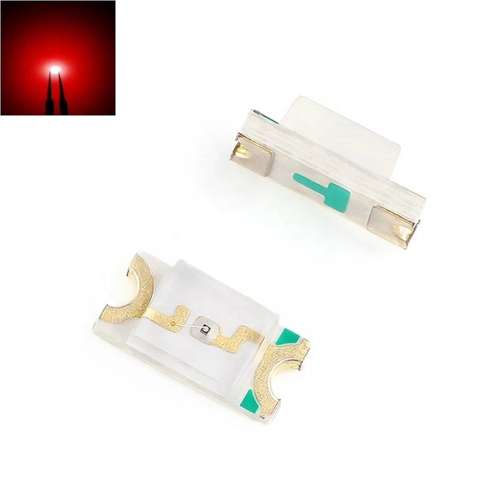 free samples 5 years warranty epistar chip 1206 smd led hot Selling SMD 1206 red