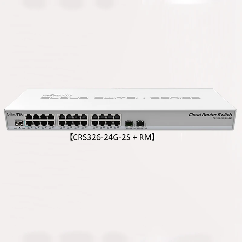 40 Гбит/с QSFP + коммутатор mikrotik sfp переключатель Облако маршрутизатор переключателя crs326-24s 2q rm PM mikrotik CRS326-24G-2S + RM