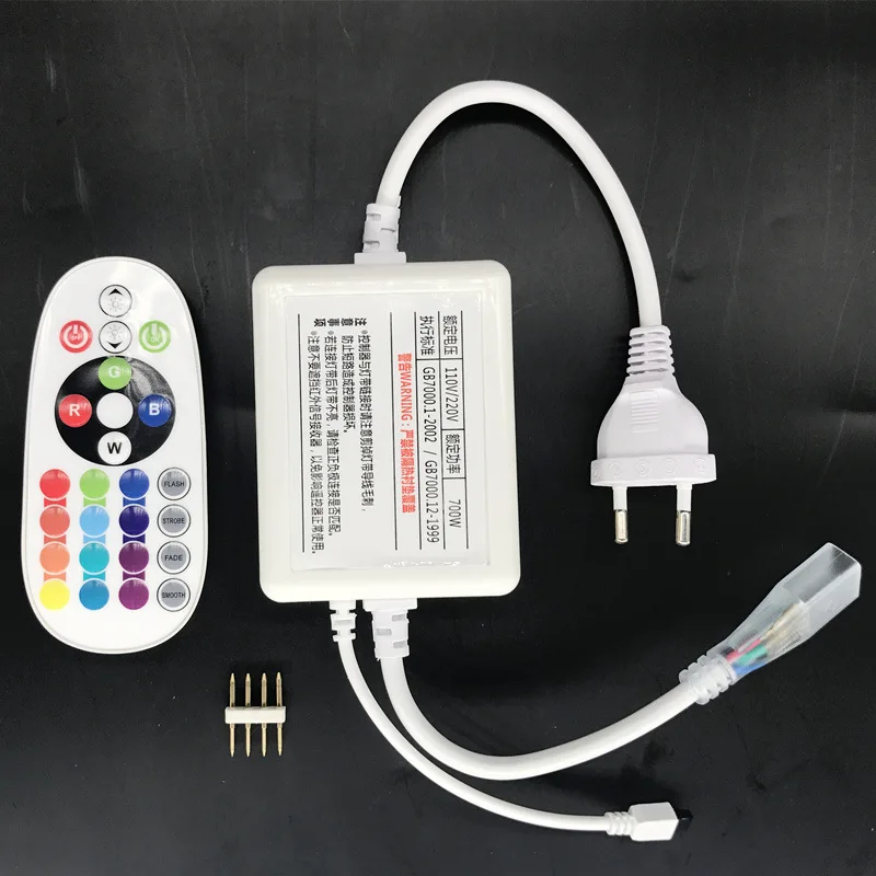 Intelligent 5050 Smd Rgb 16 Colorful Color Changing Remote Control Dimming Waterproof Led Belt Strip Light For Outdoor