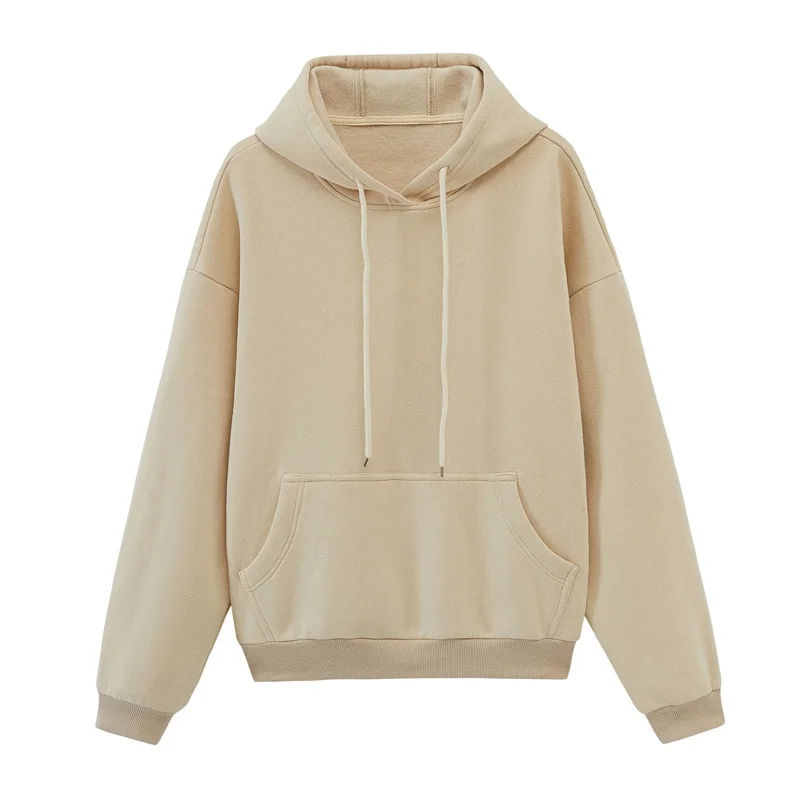 Autumn hoodies tracksuits fashion fleece hooded sweatshirt two pieces set sport hoodie set for women