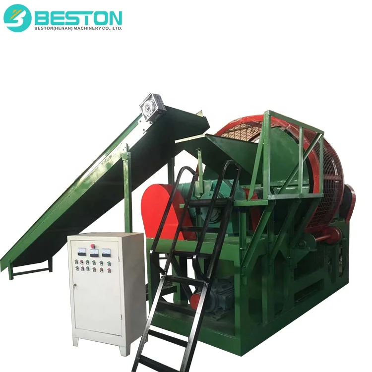 Beston sales automatic Scrap Tyre Treatment Equipment  tire crusher and tire recycling machine