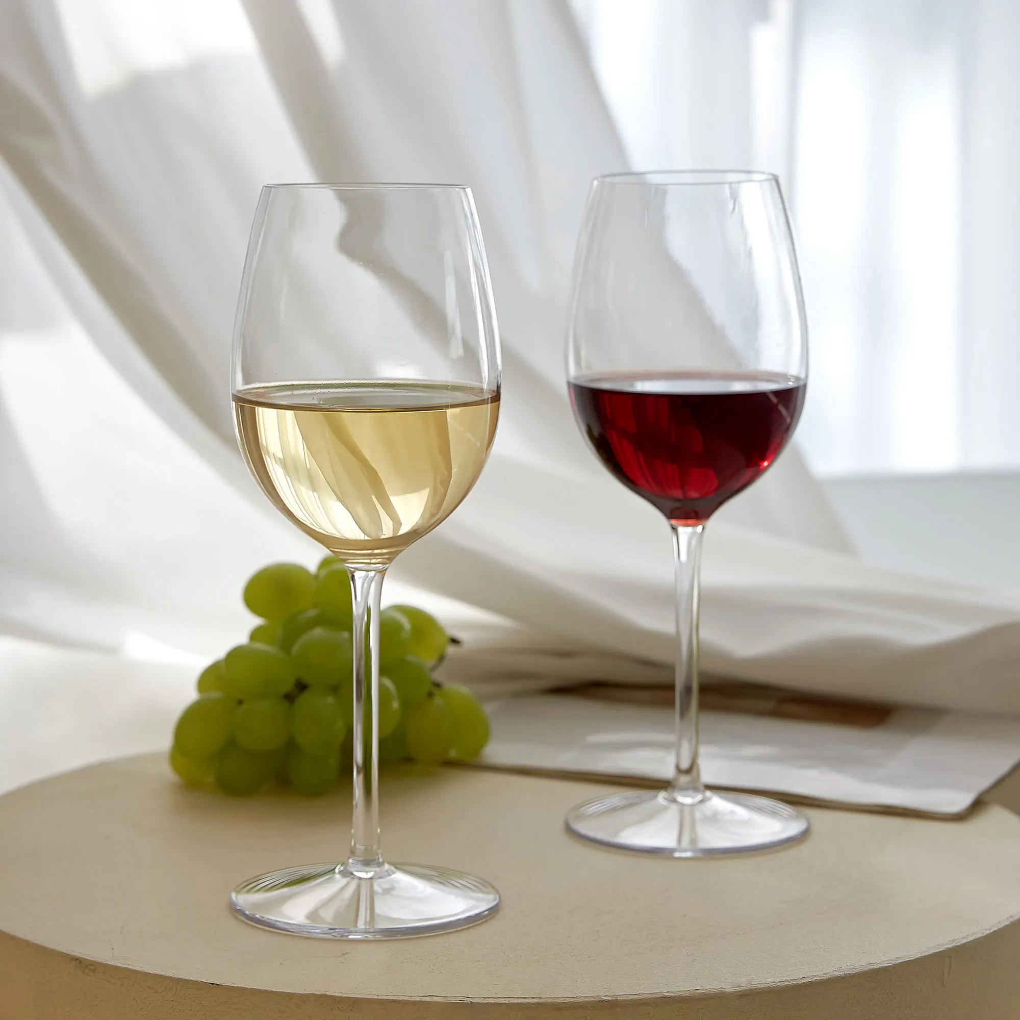 Wholesale Tritan Wine Glasses  Plastic Goblet Wine Glass for Wedding, Anniversary, Garden, Parties, Indoor,Outdoor- BPA Free