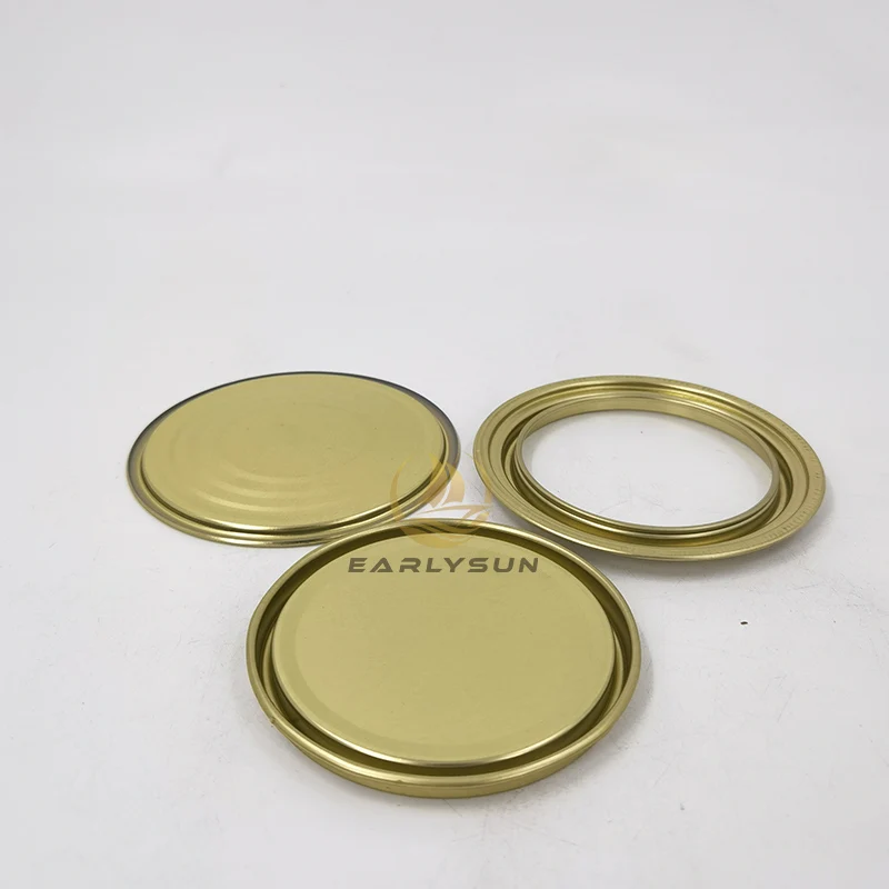 Manufacture Tinplate Lid and Bottom Pail Drum Cover Lug Lid Metal Can Components for Paint Chemical Canning Packing