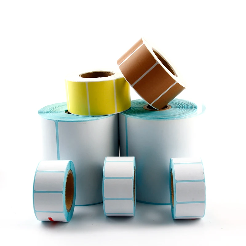 Customized Professional Color Barcode Label Sticker Roll Self Adhesive Paper Thermal Transfer Barcode Sticker with Factory Price