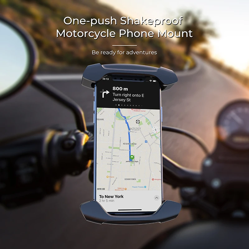 Volant Roc Free Shipping Waterproof Adjustable Shockproof Handlebar Bicycle Motorcycle Mobile Smart Phone Mount