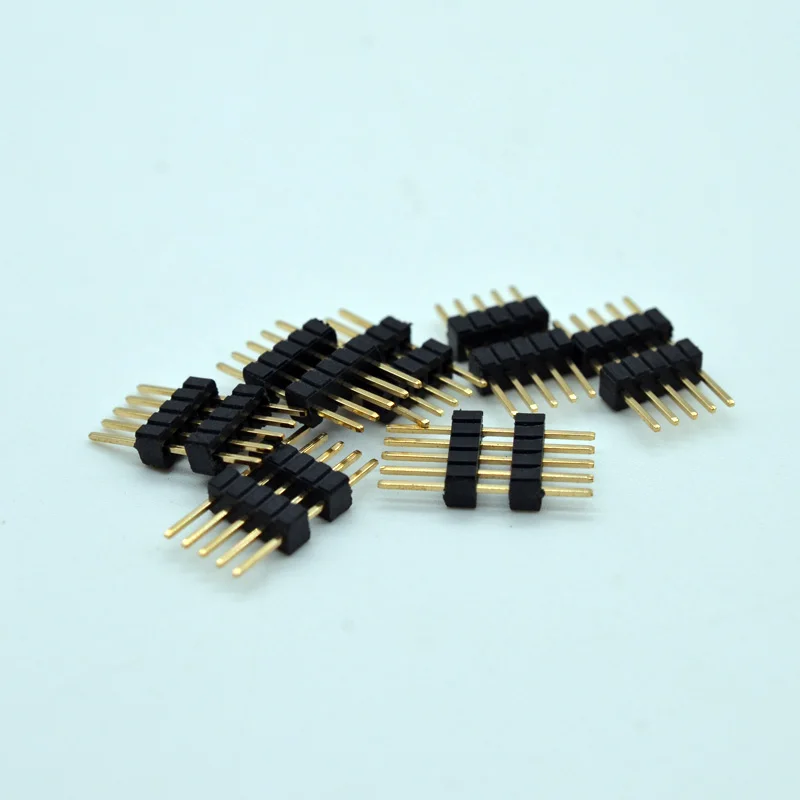 Ph1.27mm 5pin Single Row Single Body  90/180 Degree Straight Dip Type Board To Board Connector Pin Header