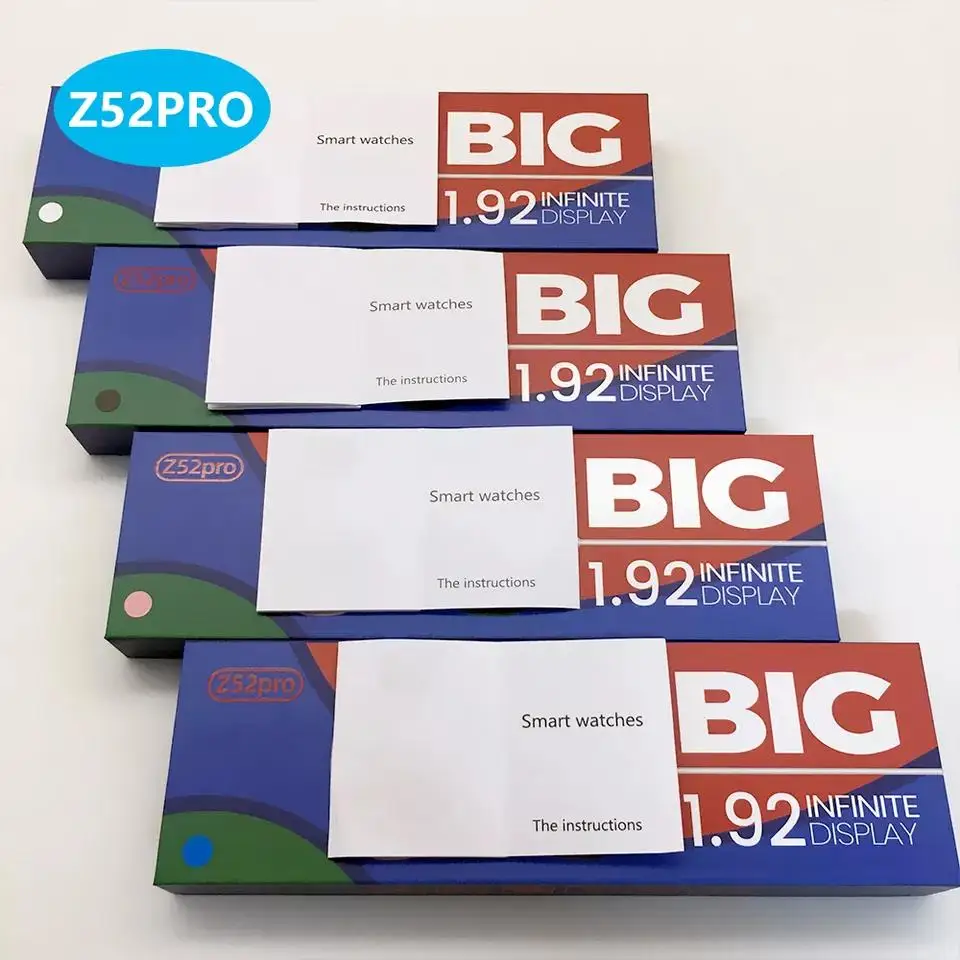 2022 Z52Pro Smartwatch 1.92 Inch Wireless Charging Cheap Reloj Inteligente Series 8 7 Z52 Pro Smart Watch