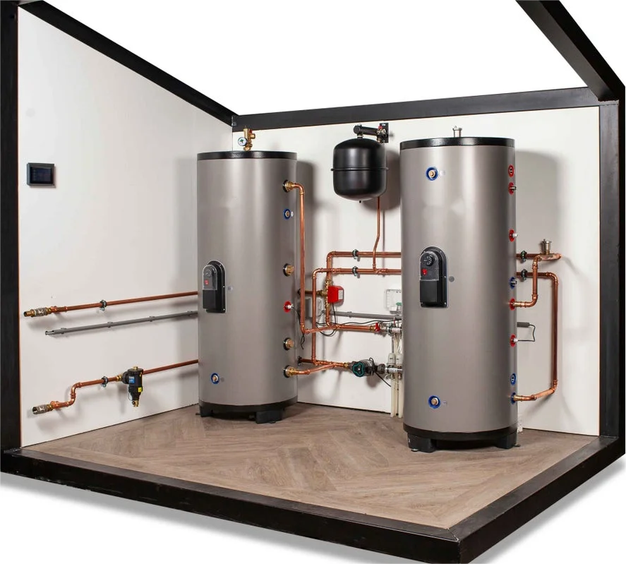 200L 300L 400L 500L   Multi-function  Tank  Air Source Heat Pump Water Tank with stainless steel Coil