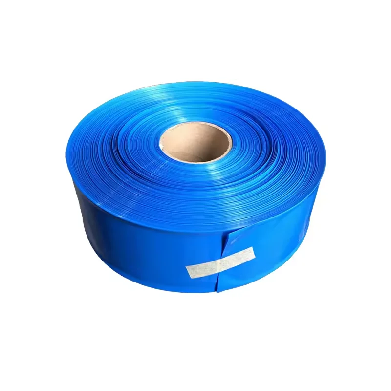 30mm~680mm Outer Diameter Blue PVC Thermoshrinkable Membrane PVC Battery Heat Shrink Tubing Wrap for for 18650 Batteries Packs