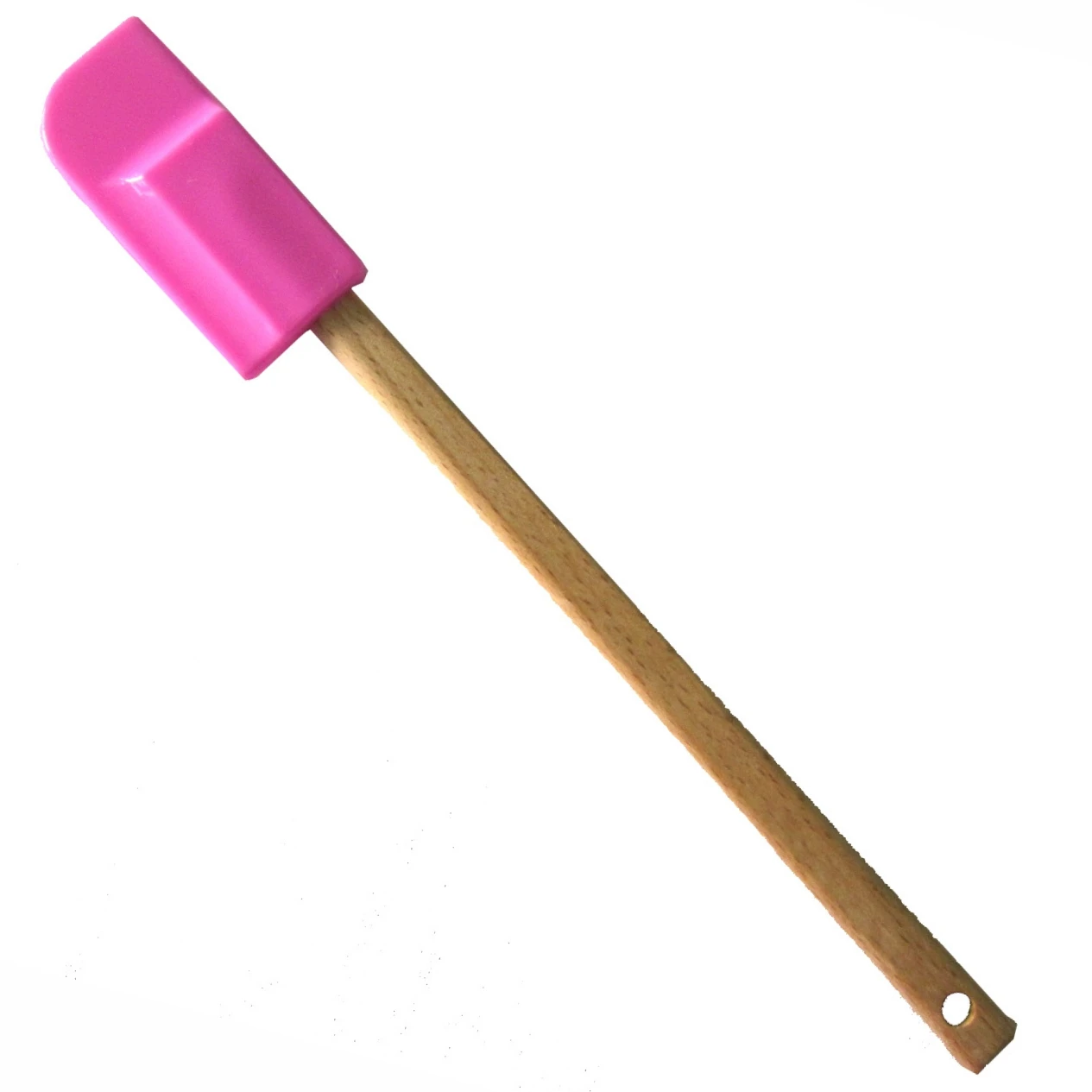 Refine Silicone Factory Pastry Tools Long Spatulas Silicone Spatula with Wooden Handle for Cooking