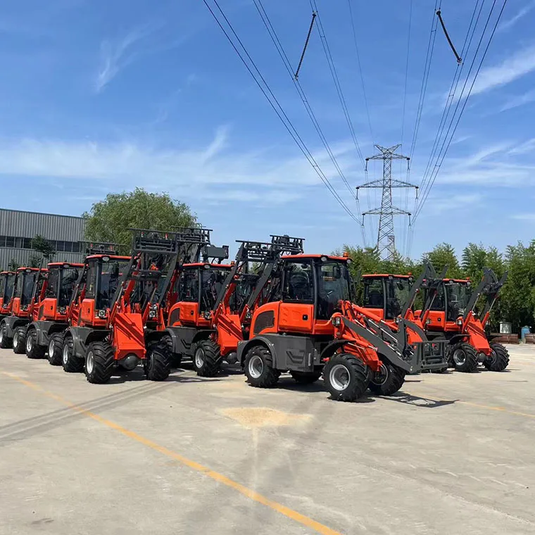 Everun high quality ER11HT 800kg farm road small front telescopic mini wheel loader
