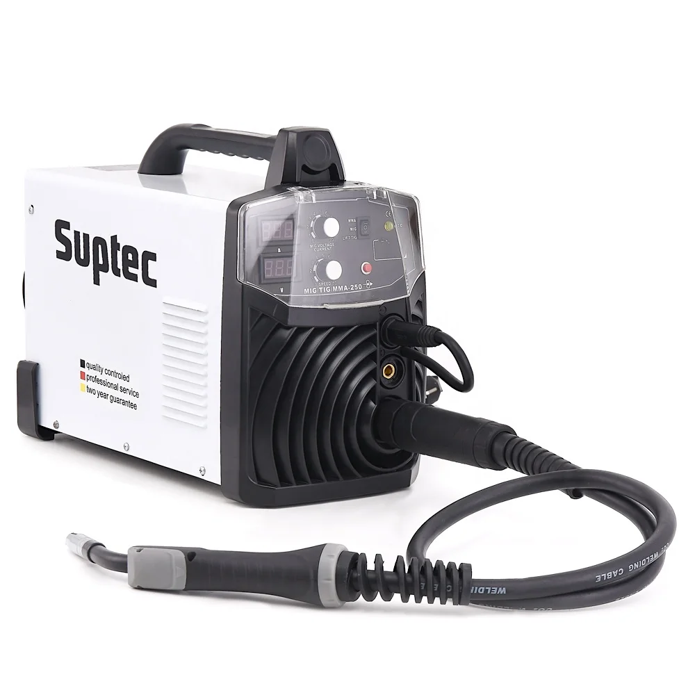 Suptec co2 Inversor Soldador Professional 1,6-5,0 6.1KVA Mag/mig/tig/mma 14 кг индивидуальный цвет 60% Номинальный Рабочий цикл