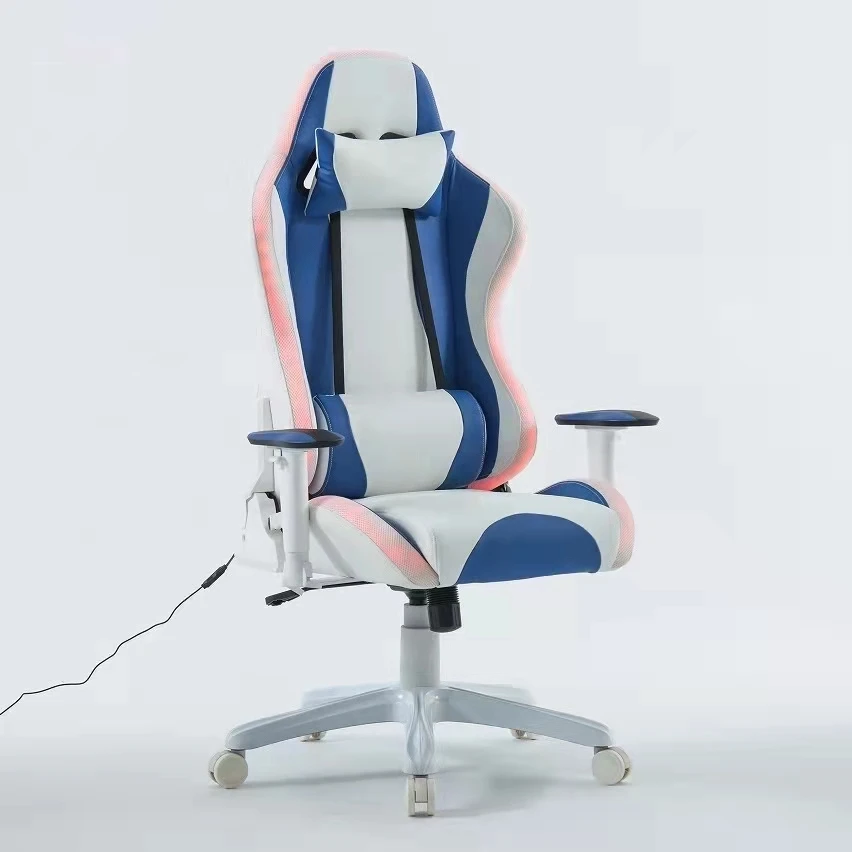Rotatable LED light game chair