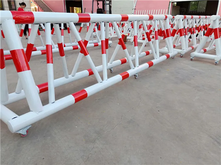Road Block Steel Barricade Movable Road Closing Barrier