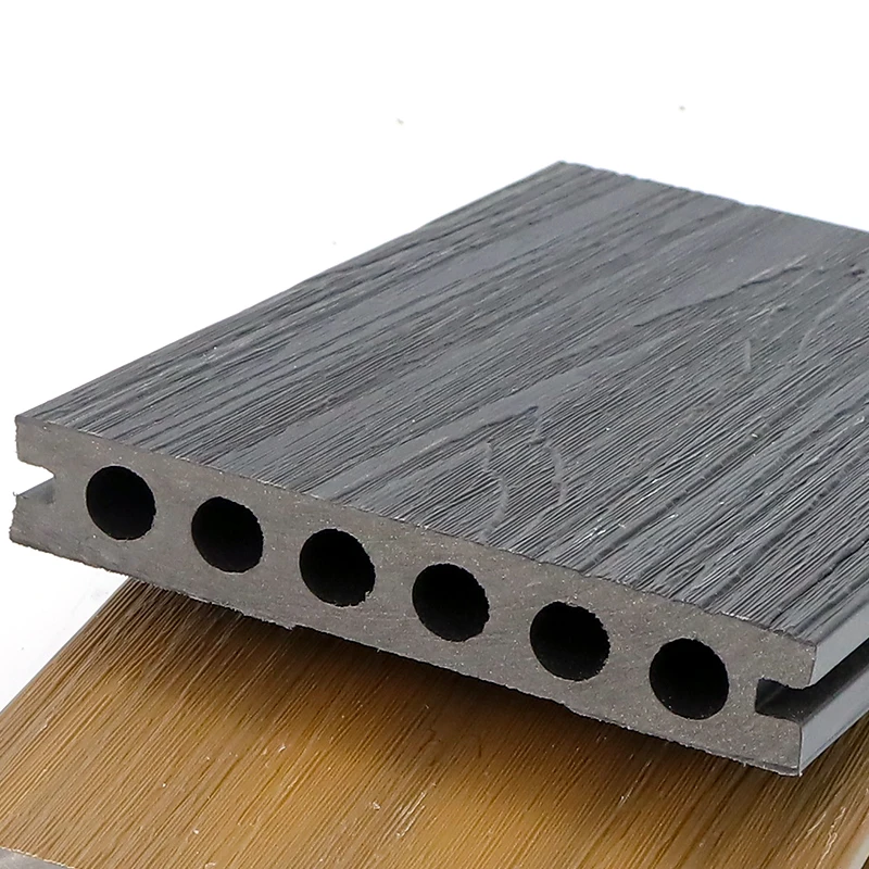 Anti-uv Durable Waterproof WPC Swimming Pool Decking Wood Grain Co-extrusion Outdoor Flooring