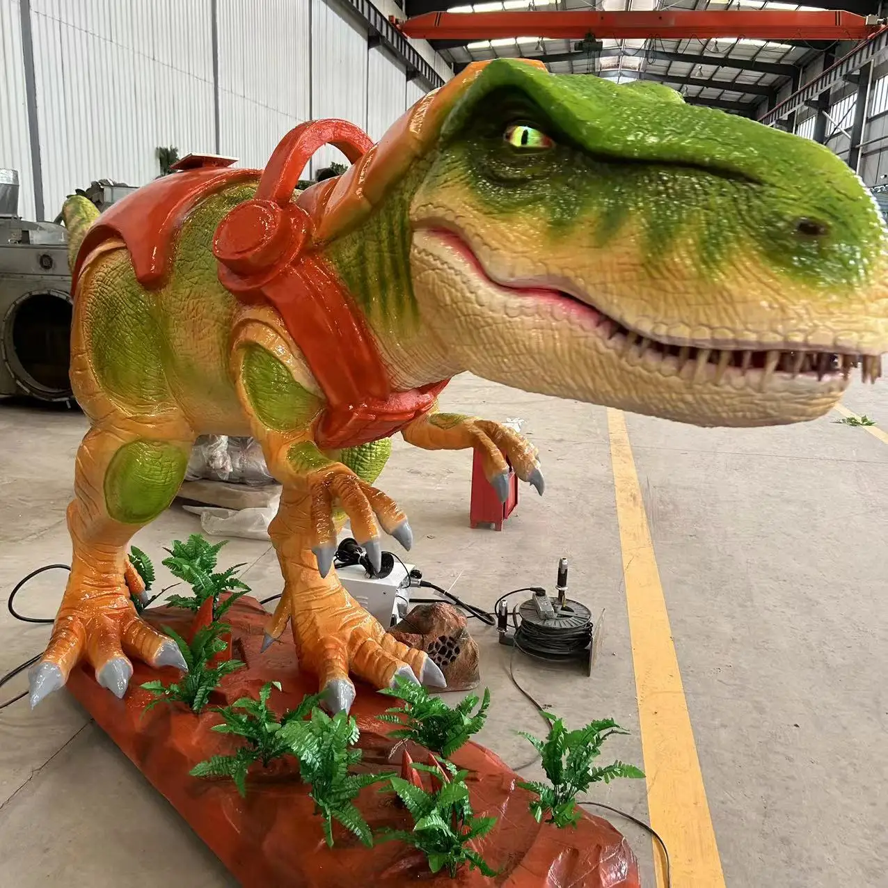 High-standard 3D Electric Robotic Life-size Dinosaur Model