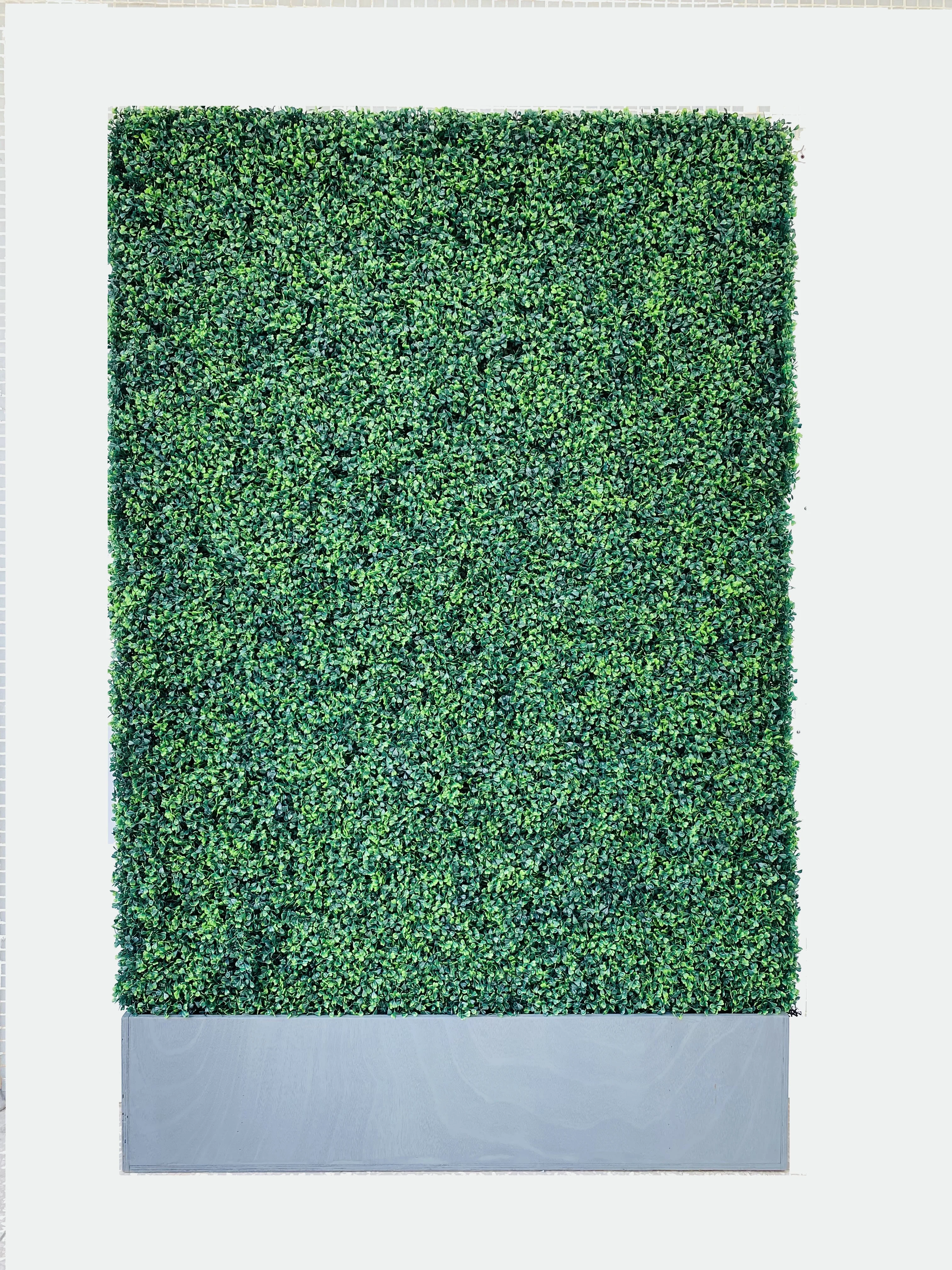 artificial plant boxwood hedge wall panels free size faux greenney grass  balcony with uv protected outdoor indoor plant