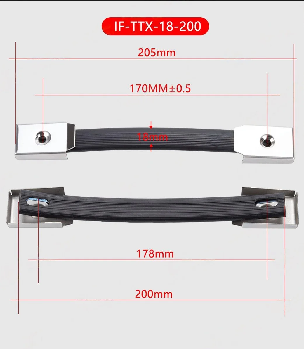 Portable PVC Telescopic Handle with Steel Base Straight Plastic Handle for Boxes