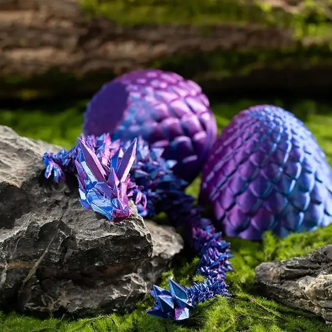 MINI Hot Wholesale 3D Printed Dragon Eggs with Dragon Inside Fidget Toy