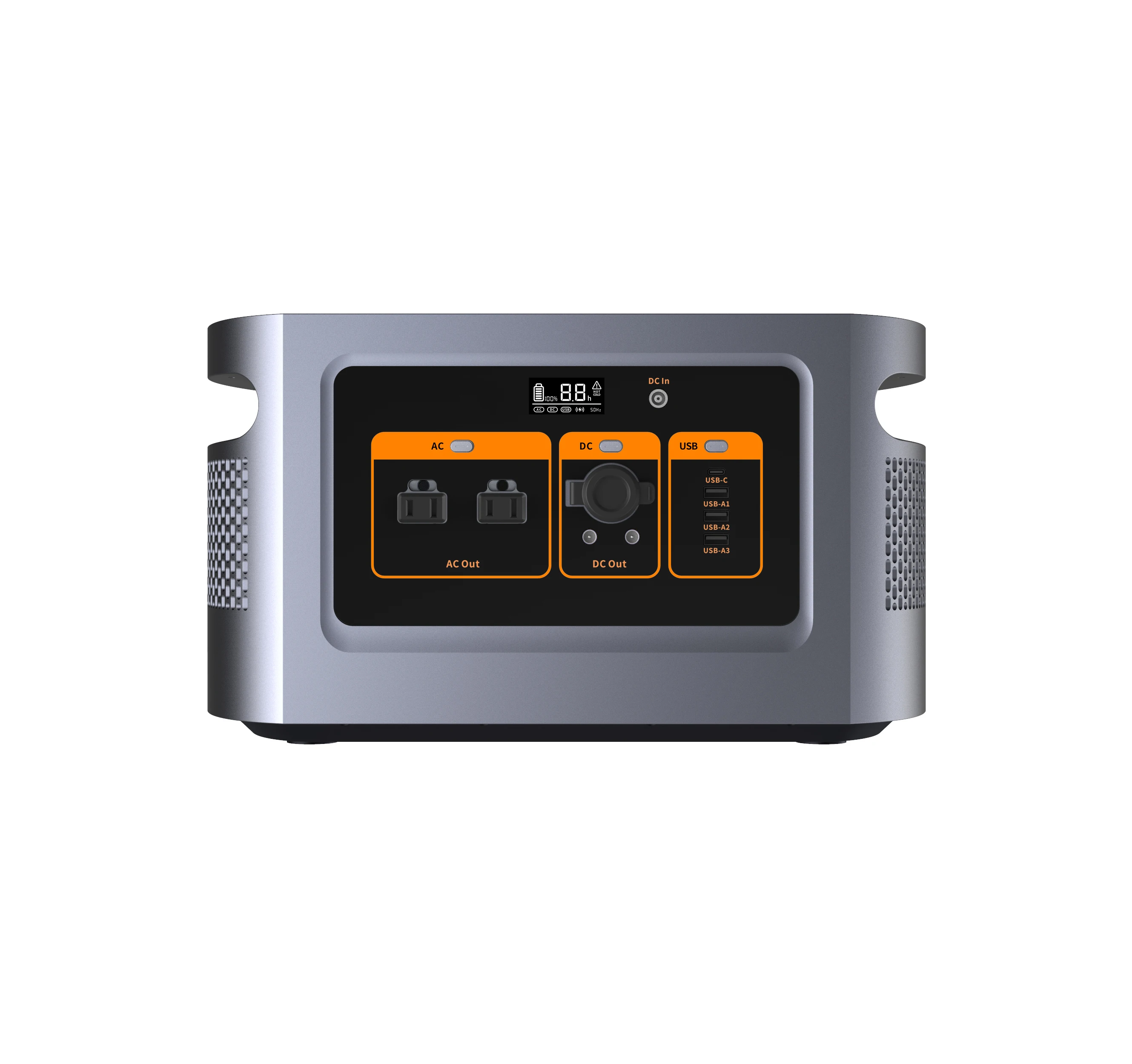 Huerler ZD-XNY-A1200 Home Large Battery Power Station Camping Solar Generator Power Station 1200W Supply Portable Power Station