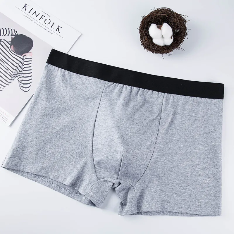 Трусы-боксеры мужские однотонные из модала, модное дышащее удобное нижнее белье, шорты