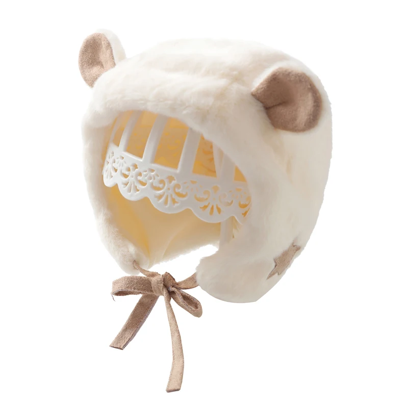 Новинка, детская мягкая пушистая шапка, Шапка-бини, детские шапки и головные уборы