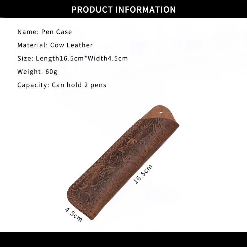 Роскошный Стильный пенал из натуральной кожи с логотипом на заказ, офисный пенал, держатель для хранения ручек Stylo MontBlanc