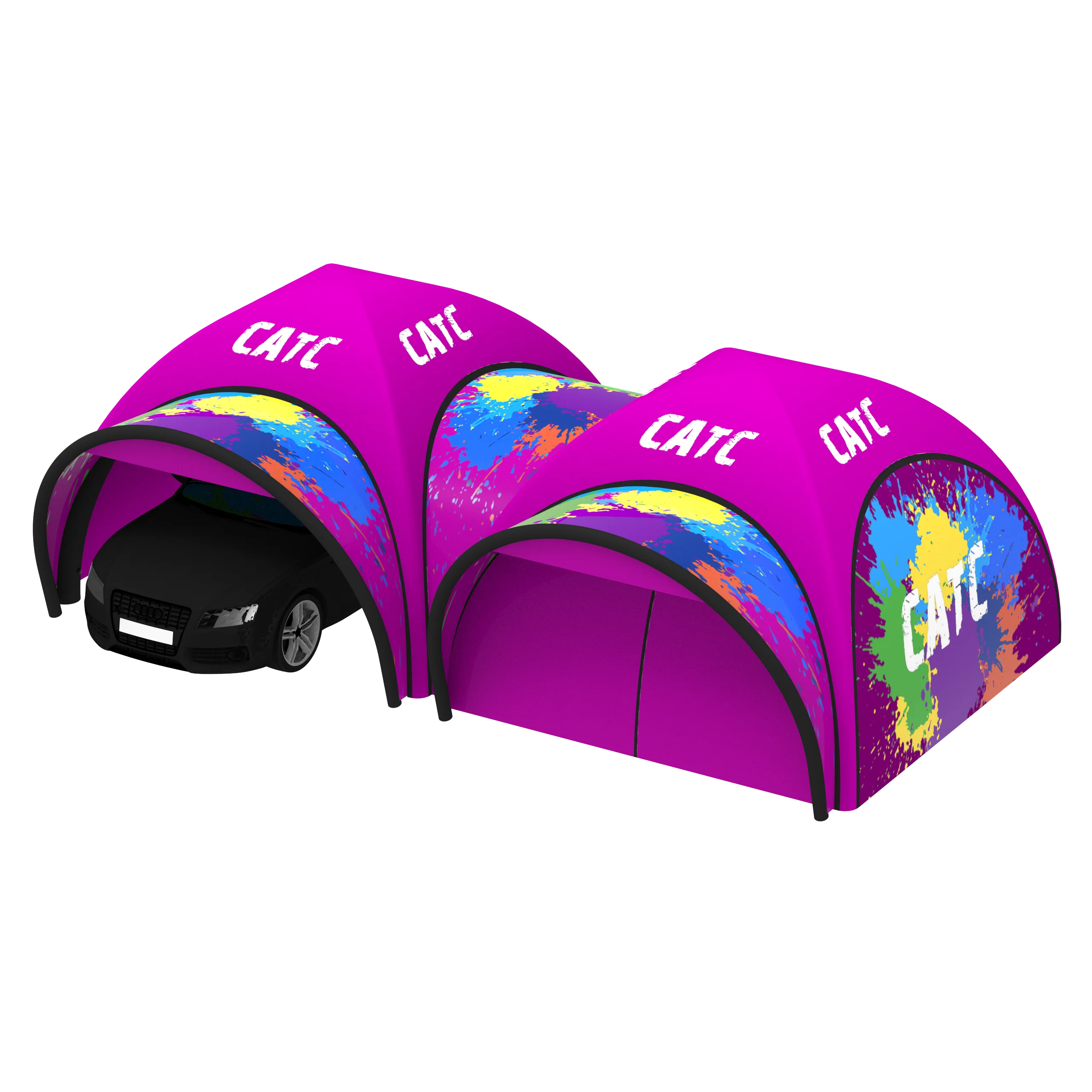 CATC Customize Advertising Event Tents Display Color Printed Flame Retardant Portable Outdoor Exhibition Inflatable Event Tents
