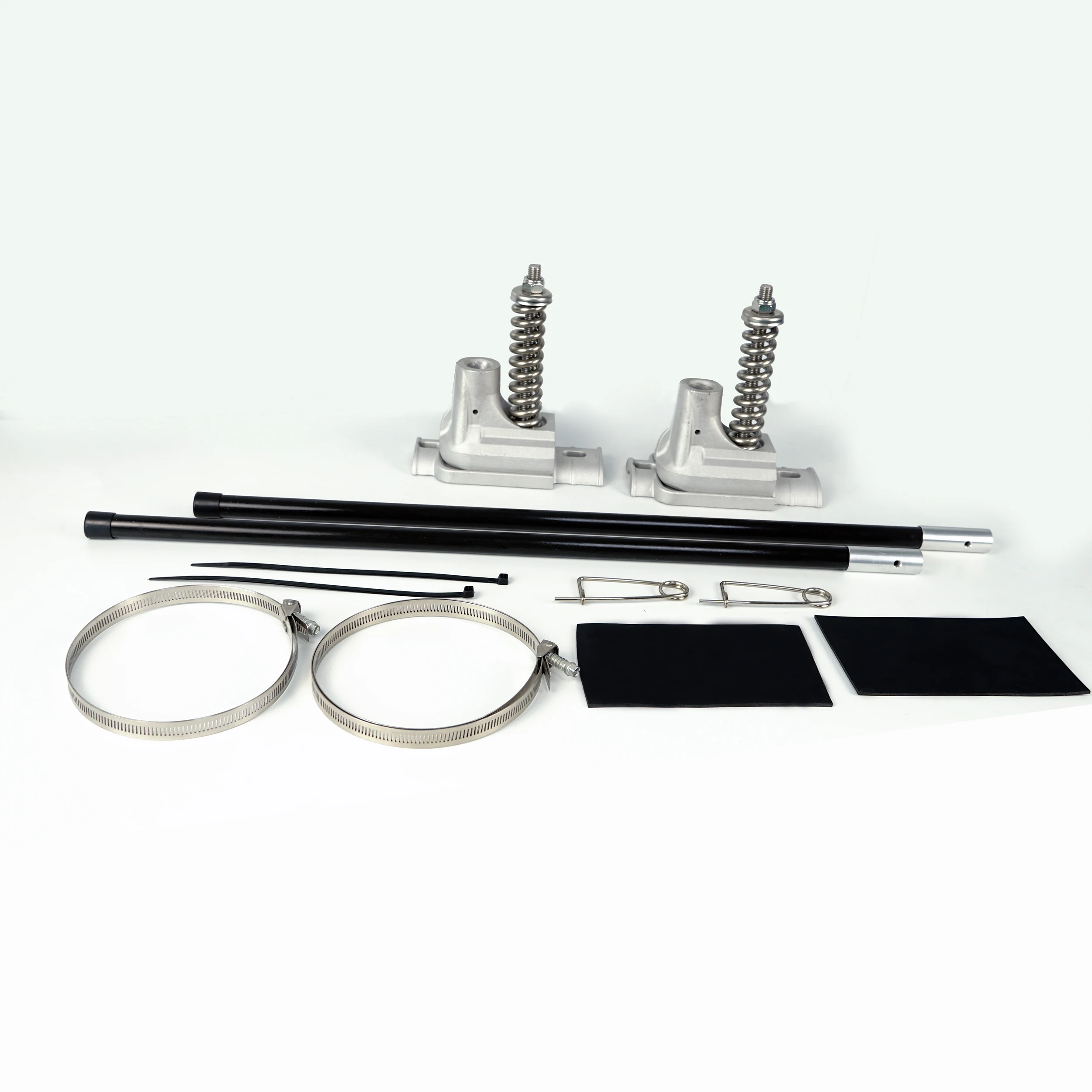 lamp post advertising flag clamp