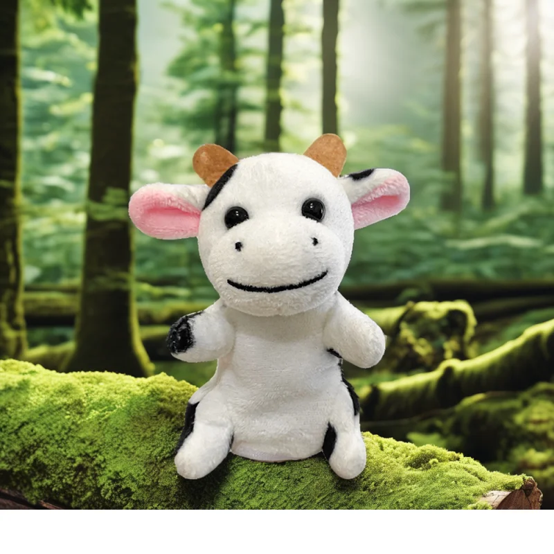 High-Quali Custom Soft Plush Animal Horse Finger Puppet Popular Educational Stuffed Toy Gift for Kids Puppets & Puppet Theaters